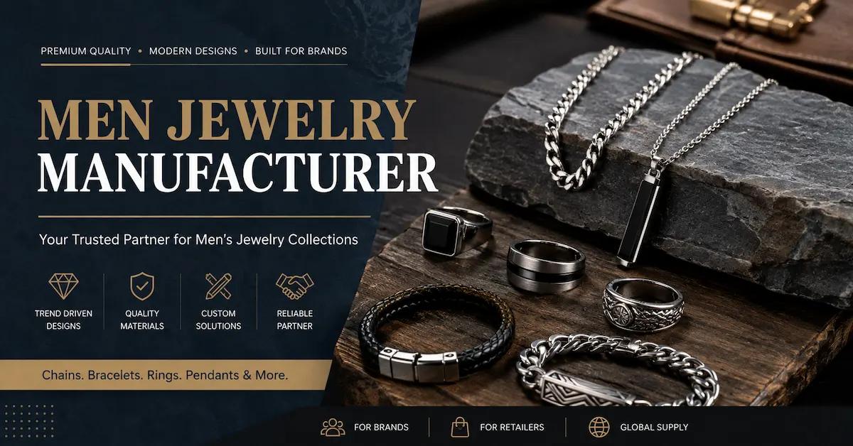 Men Jewelry Manufacturer: Build Better Jewelry Collections