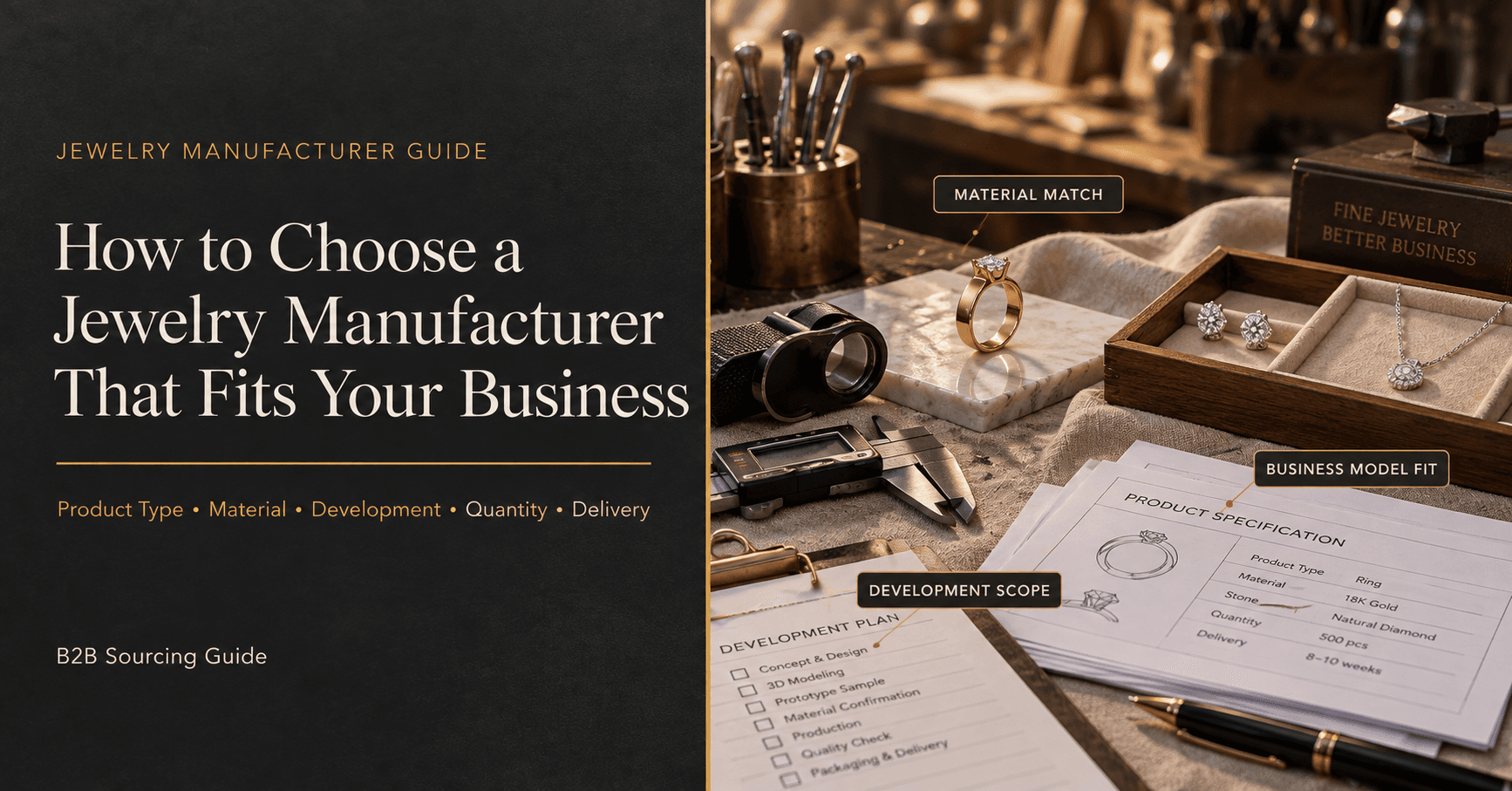 How to Choose a Jewelry Manufacturer That Fits Your Business